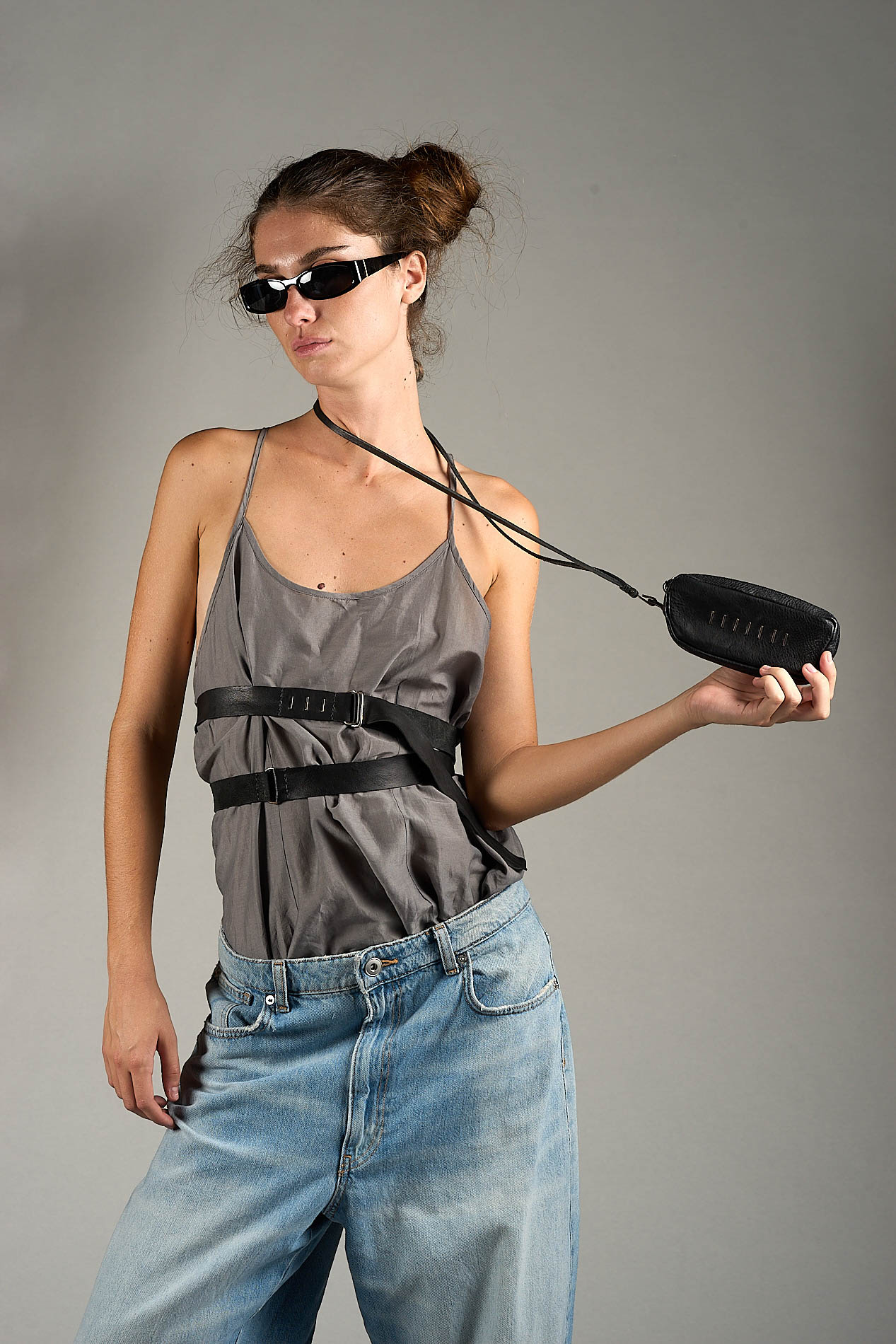 daniele basta leather and silver bags - WEARING